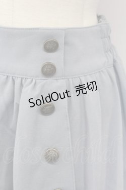 画像3: axes femme / サイドボタンスカパン  サックス T-25-09-27-026-AX-PA-SA-ZI