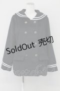 axes femme POETIQUE / セーラーピーコート M ネイビー T-25-09-27-030-AX-CO-SA-ZI