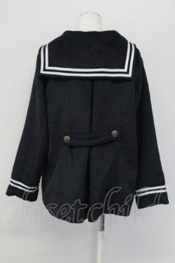 画像2: axes femme POETIQUE / セーラーピーコート M ネイビー T-25-09-27-030-AX-CO-SA-ZT