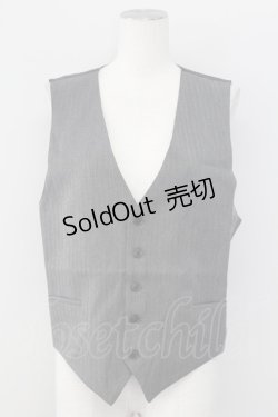 画像1: AXES-X / ヘリンボーンベスト  グレー T-25-09-27-004-LO-TO-SA-ZI