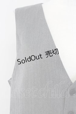 画像3: AXES-X / ヘリンボーンベスト  グレー T-25-09-27-004-LO-TO-SA-ZI