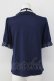 画像2: axes femme / ブラウス風カットソー  ネイビー T-25-09-27-006-AX-TO-SA-ZT (2)