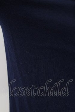 画像4: axes femme / ブラウス風カットソー  ネイビー T-25-09-27-006-AX-TO-SA-ZT