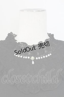 画像3: axes femme / 袖モチーフレースリブプルオーバー  黒 T-25-09-27-007-AX-TO-SA-ZI