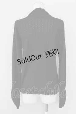 画像2: axes femme / 花×ダイヤ柄シアーインナー  ブラック T-25-09-27-009-AX-TO-SA-ZI