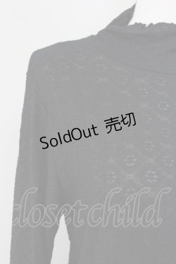 画像3: axes femme / 花×ダイヤ柄シアーインナー  ブラック T-25-09-27-009-AX-TO-SA-ZI