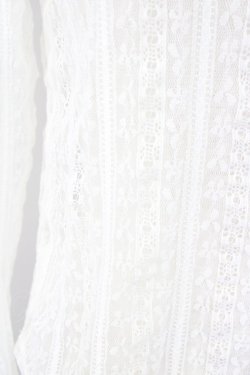 画像4: axes femme POETIQUE / 縦柄レースプルオーバー M キナリ T-25-09-27-001-AX-TO-SA-ZT