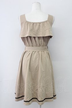 画像2: axes femme POETIQUE / トレンチデザインノースリOP  ベージュ T-25-09-27-011-AX-OP-SA-ZT