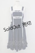 axes femme kawaii / リナズジャンパースカート M ネイビー T-25-09-27-015-AX-OP-SA-ZI