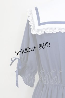 画像3: axes femme POETIQUE / フリルセーラーカラーワンピース  ネイビー T-25-09-27-016-AX-OP-SA-ZI