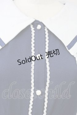 画像4: axes femme POETIQUE / フリルセーラーカラーワンピース  ネイビー T-25-09-27-016-AX-OP-SA-ZI