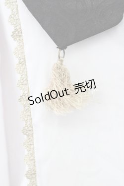 画像4: axes femme kawaii / クラシカルリボンブラウス  白Ｘ黒 T-25-09-27-002-AX-BL-SA-ZI