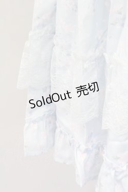 画像4: axes femme / SAKURAティアードワンピース  サックス T-25-09-27-018-AX-OP-SA-ZI