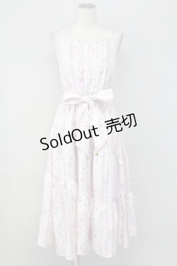 画像1: axes femme / ブルーミングサクラキャミワンピース  ピンク T-25-09-27-020-AX-OP-SA-ZI