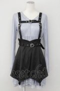 axes femme POETIQUE / ハーネスベルト付レースワンピース  ブルーグレー T-25-09-27-023-AX-OP-SA-ZI