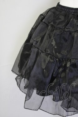 画像3: axes femme kawaii / オーガンジーパニエ M ブラック T-25-09-28-005-AX-SK-SA-ZT