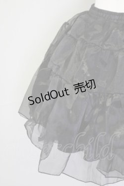 画像3: axes femme kawaii / オーガンジーパニエ M ブラック T-25-09-28-005-AX-SK-SA-ZI