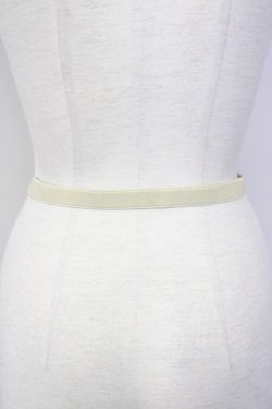 画像2: axes femme / リボンゴムベルト  ピンクＸ白 T-25-09-28-012-AX-BL-SA-ZT