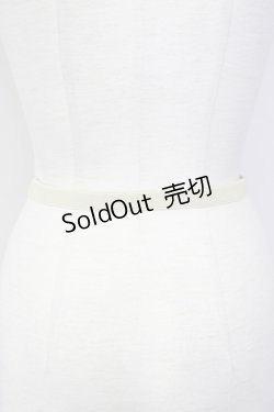 画像2: axes femme / リボンゴムベルト  ピンクＸ白 T-25-09-28-012-AX-BL-SA-ZI