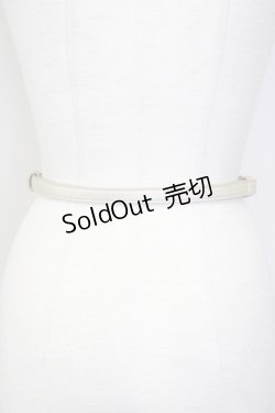 画像2: axes femme / リボンパールビジューモチーフゴムベルト  アイボリーＸ白 T-25-09-28-013-AX-ZA-SA-ZT0213S