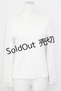 axes femme / モチーフレースインナー  アイボリー T-25-09-28-002-AX-TO-SA-ZI