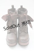 axes femme POETIQUE / レースアップミドルブーツ M ブラウン T-25-09-28-019-AX-SH-SA-ZI