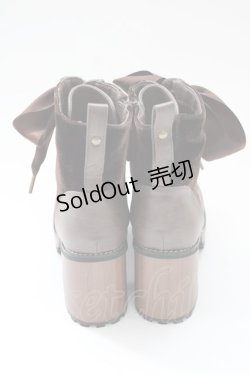 画像3: axes femme POETIQUE / レースアップミドルブーツ M ブラウン T-25-09-28-019-AX-SH-SA-ZI