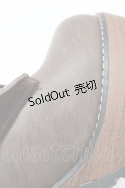 画像5: axes femme POETIQUE / レースアップミドルブーツ M ブラウン T-25-09-28-019-AX-SH-SA-ZI