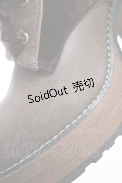 画像9: axes femme POETIQUE / レースアップミドルブーツ M ブラウン T-25-09-28-019-AX-SH-SA-ZI