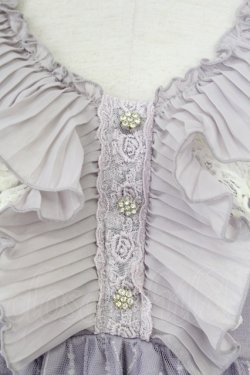 画像4: axes femme / チュール重ね結晶柄チュニ  ラベンダー T-25-10-01-023-AX-OP-HS-ZS