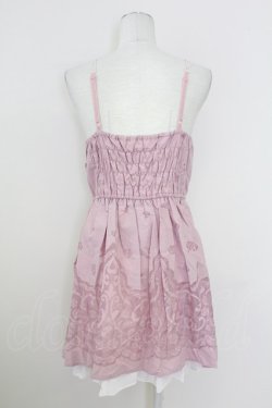 画像2: axes femme / オパール花パネルフレアーワンピース  ピンク T-25-10-01-024-AX-SK-HS-ZT