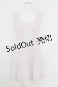 axes femme / ローズメッセージパネル柄ワンピース  ピンク T-25-10-01-025-AX-OP-HS-ZS