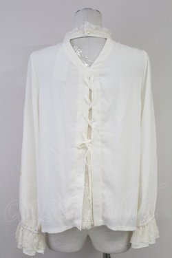 画像2: axes femme / バックシャンブラウスプルオーバー  キナリ T-25-10-01-002-AX-BL-HS-ZT
