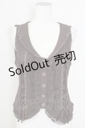 axes femme / レースアップベスト  ブラウン T-25-10-01-018-AX-TO-HS-ZT