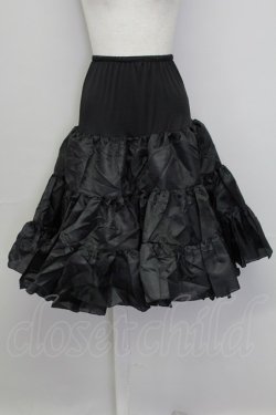 画像1: GOTH / パニエ  黒 T-25-10-02-028-GO-SK-AS-ZT