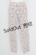 axes femme / バラ柄スキニーパンツ  ピンク T-25-10-02-030-AX-PA-HR-ZS