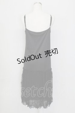 画像2: axes femme / レース使いペチワンピース  黒 T-25-10-02-010-AX-OP-HR-ZS