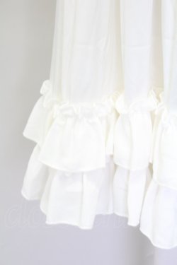 画像4: axes femme kawaii / ミディフリルペチスカート  白 T-25-10-02-012-AX-SK-HR-ZT