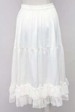 画像2: axes femme kawaii / ミディフリルペチスカート  白 T-25-10-02-013-AX-SK-HR-ZT