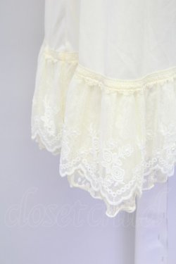 画像4: axes femme / レース重ねペチスカート  キナリ T-25-10-02-016-AX-SK-HR-ZT