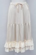 axes femme kawaii / ミディフリルペチスカート  キナリ T-25-10-02-017-AX-SK-HR-ZS