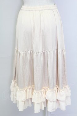 画像2: axes femme kawaii / ミディフリルペチスカート  キナリ T-25-10-02-017-AX-SK-HR-ZT