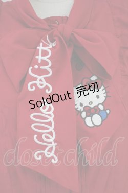 画像3: axes femme / ハローキティ刺繍ブラウス  赤 T-25-10-05-004-AX-BL-SA-ZT