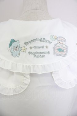 画像3: Amavel / Fantasy Dreaming Bearブラウス  白Ｘミント T-25-10-05-001-CA-BL-SA-ZT