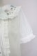 画像4: Amavel / Fantasy Dreaming Bearブラウス  白Ｘミント T-25-10-05-001-CA-BL-SA-ZT (4)