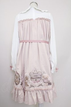 画像2: Amavel / Bears ClosetスイートAラインワンピース  ピンクＸ白 T-25-10-05-009-CA-OP-SA-ZT