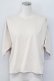 画像1: axes femme / 編上ロングTシャツ  ベージュ T-25-10-08-001-AX-TO-SA-ZT (1)