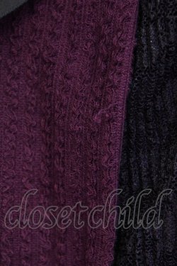画像5: axes femme / レースアップトップス  ボルドー T-25-10-08-023-AX-TO-SA-ZT