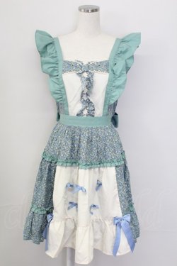 画像1: axes femme kawaii / ハミングフローラジャンスカ M ミント T-25-10-08-025-AX-OP-SA-ZT
