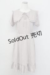 merry jenny / フリルセーラーカラーカットワンピース  ピンク T-25-10-08-027-LO-OP-SA-ZI